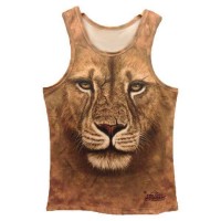 T-shirt Debardeur effet 3d Lion Style Sw... T-shirt Debardeur effet 3d Lion Style Sw...